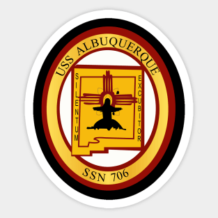 USS Albuquerque (SSN-706) wo Txt Sticker